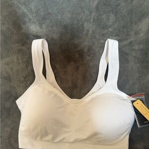 Truekind By Shapermint Women's Daily Comfort Wirefree Shaper Bra 2XL White New